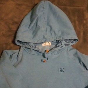 Blue hoodie